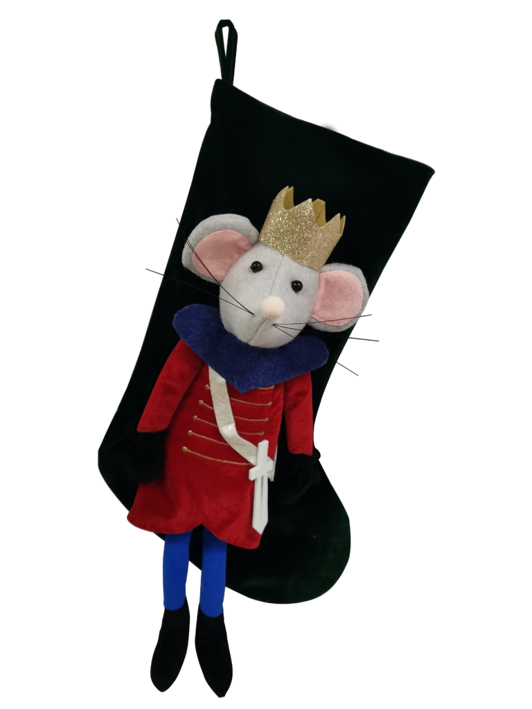 Absolutly Adorable 3D Mouse King Stocking
